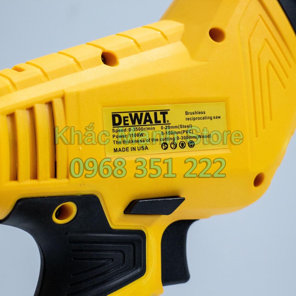 Máy Cưa Kiếm DeWalt 36V Tặng Kèm 4 Lưỡi Dự Phòng