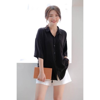Sơ mi cổ đức tay lỡ