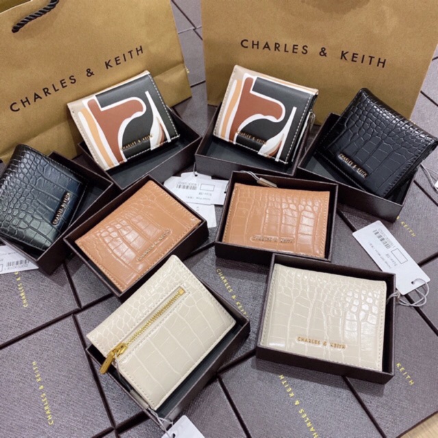 [ XẢ HÀNG] Ví nữ mini CNK đầy đủ hộp, tag, mác sẵn 3 màu