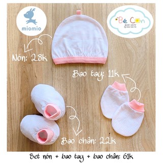 Mio Mio bao tay + bao chân + nón