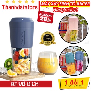 Máy Xay Sinh Tố Cầm Tay Mini Juice Cup 6 lưỡi, Dung Lượng Pin 3000mAh, Công Suất 50W - Bảo Hành 1 Đổi 1