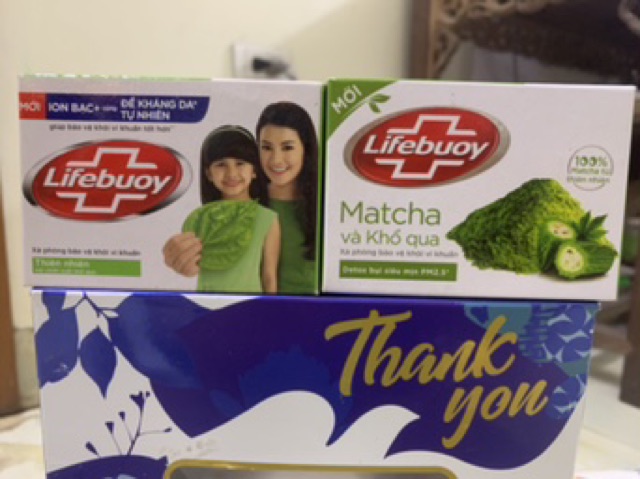 XÀ PHÒNG BÁNH LIFEBUOY MATCHA VÀ KHỔ QUA 90g