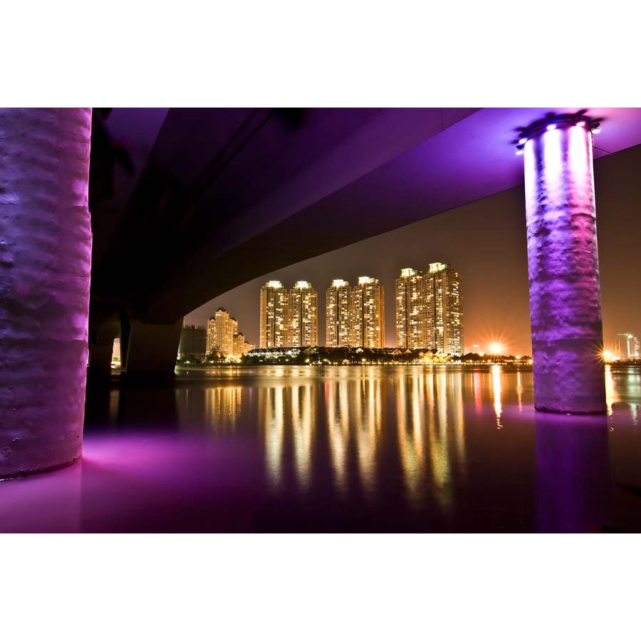 Tranh dán tường tổng hợp địa danh Việt Nam 3D in theo kích thước yêu cầu – Không giới hạn kích thước.