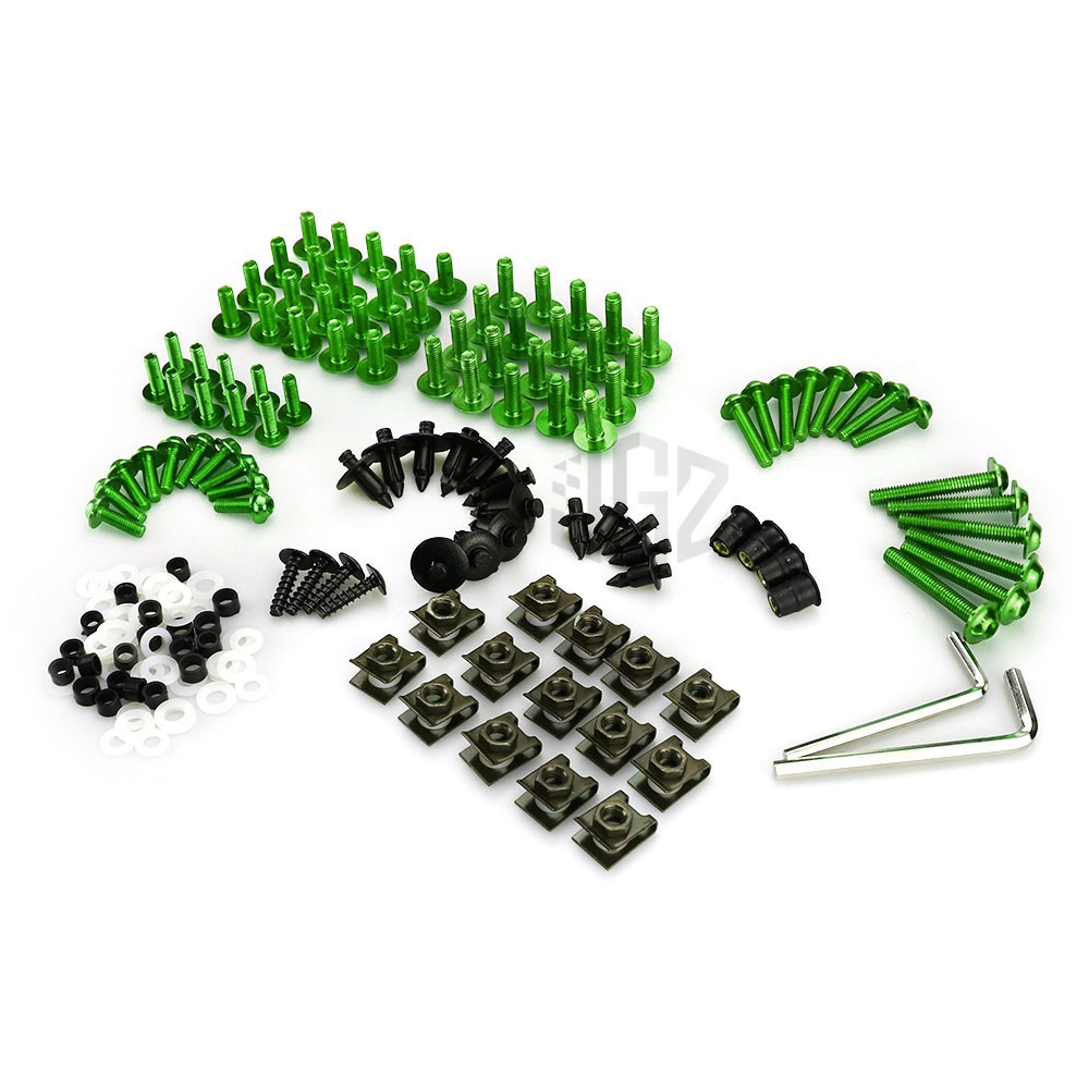 Bộ Bu Lông + Ốc Vít Nhôm Cnc Cho Xe Mô Tô Kawasaki Versys-X 250 / 300 Versys 650 Versys 1000 Z250 Z300 Z650 Z750 Z800 Z900 Z1000