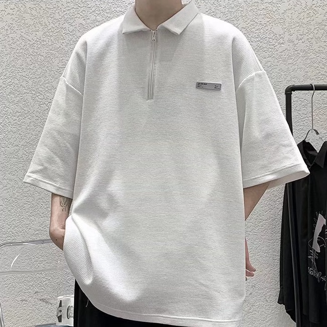 Áo Thun Polo Nam Thiết Kế Đơn Giản Thời Trang Theo Phong Cách Hàn Quốc Cho áo thun nam form rộng có cổ unisex áo thun có cổ | BigBuy360 - bigbuy360.vn