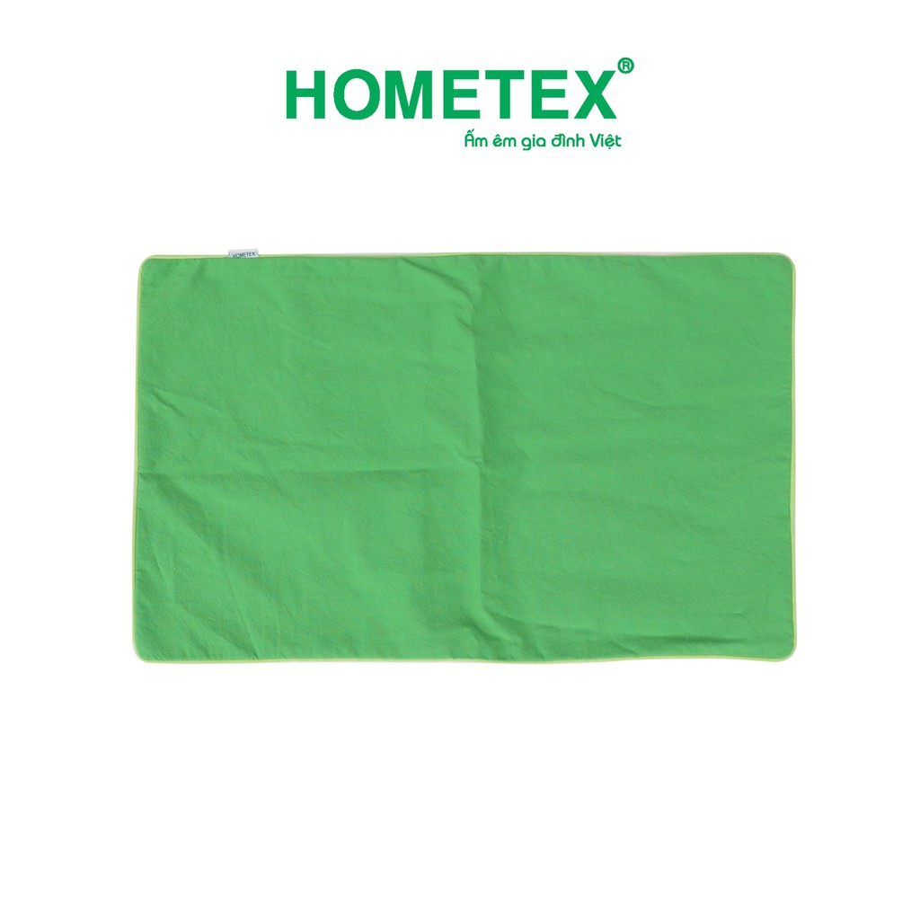 Áo gối đầu cho bé size 30x50cm viền gân cotton xốp màu Hometex