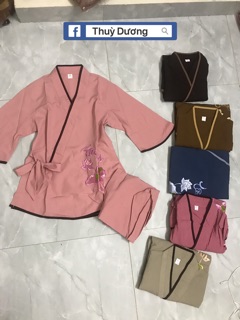 Đồ lam cột xéo ( hình thật shop chụp )