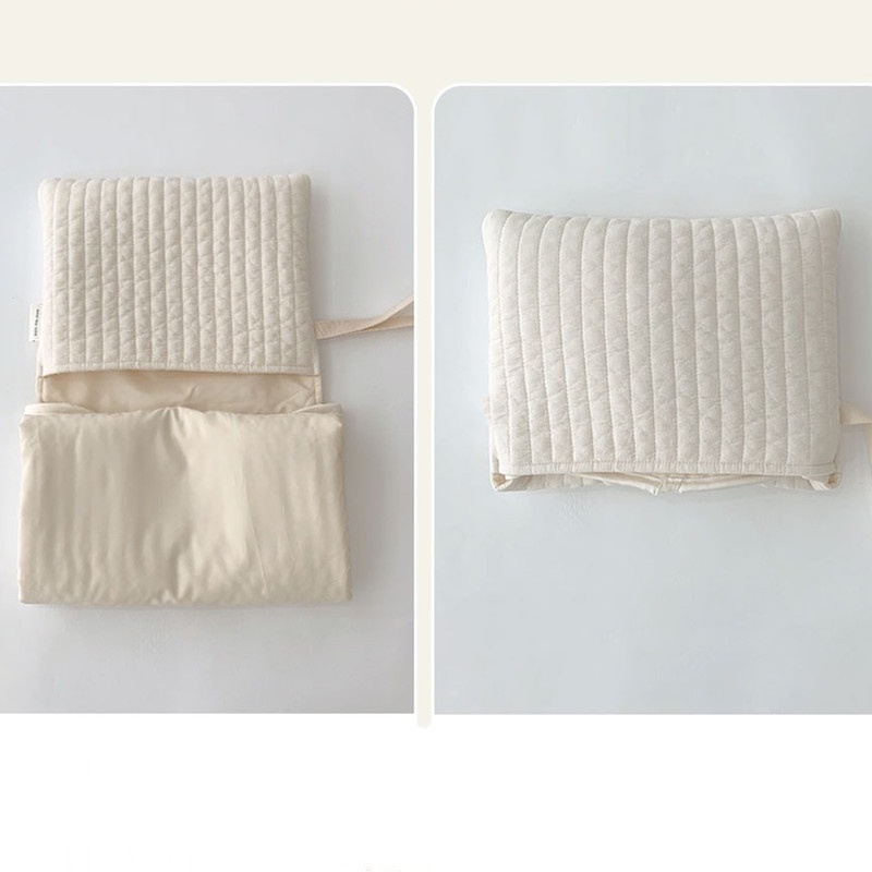 Đệm Cotton Tinh Khiết Chống Nước Thay Đổi Được Di Động Cho Bé Sơ Sinh