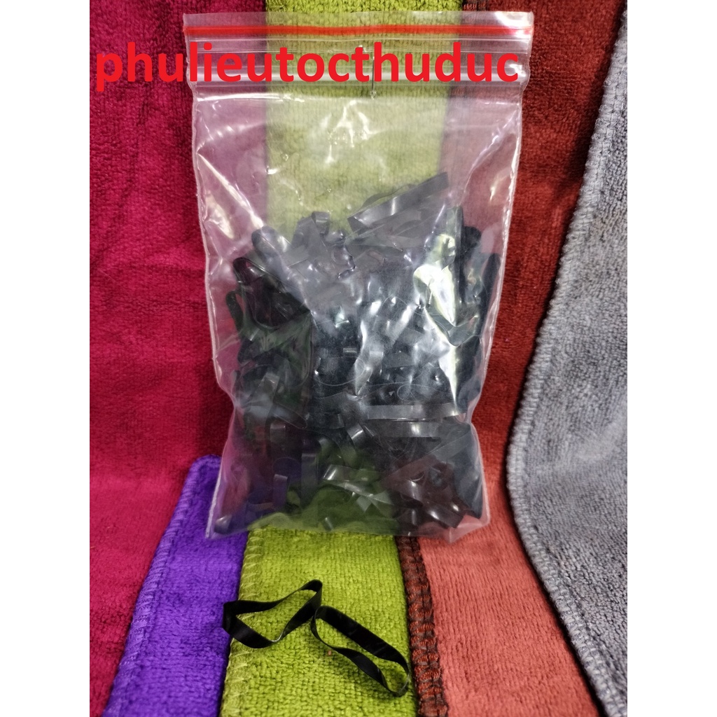 Thun cột tóc màu đen 20g
