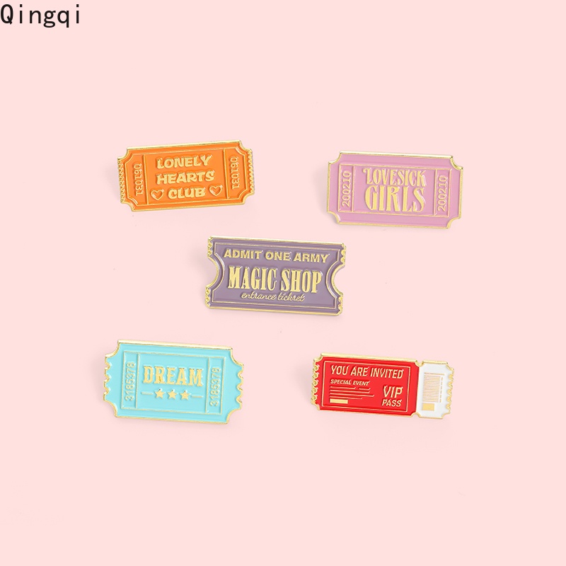 Ghim cài áo MISS ZOE kiểu chiếc chữ hoạt hình dễ thương tùy chọn màu sắc