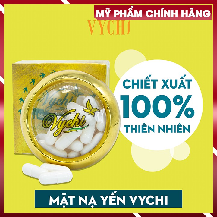 [XẢ KHO_FREESHIP] Mặt nạ yến Vychi - Mặt nạ trắng da,mặt nạ cho mọi loại da, mờ thâm, chống lão hoá