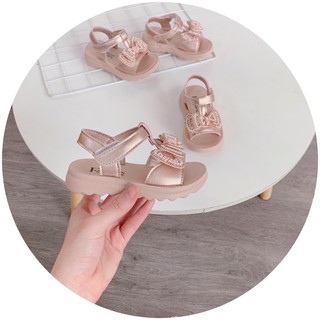 Sandal nơ hồng cho bé