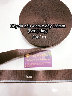 Dây dù thổ cẩm 4 cm