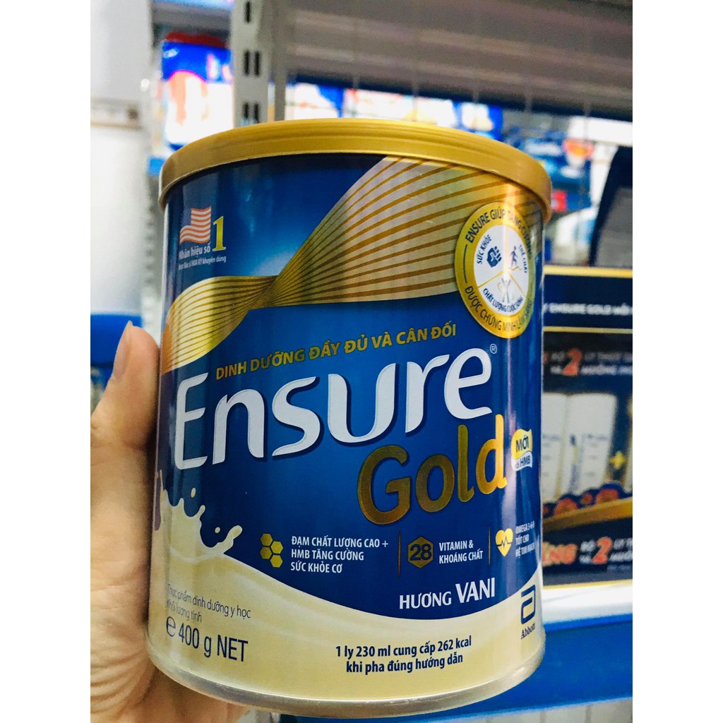 Sữa Ensure Gold Hương Vani Mới 400g