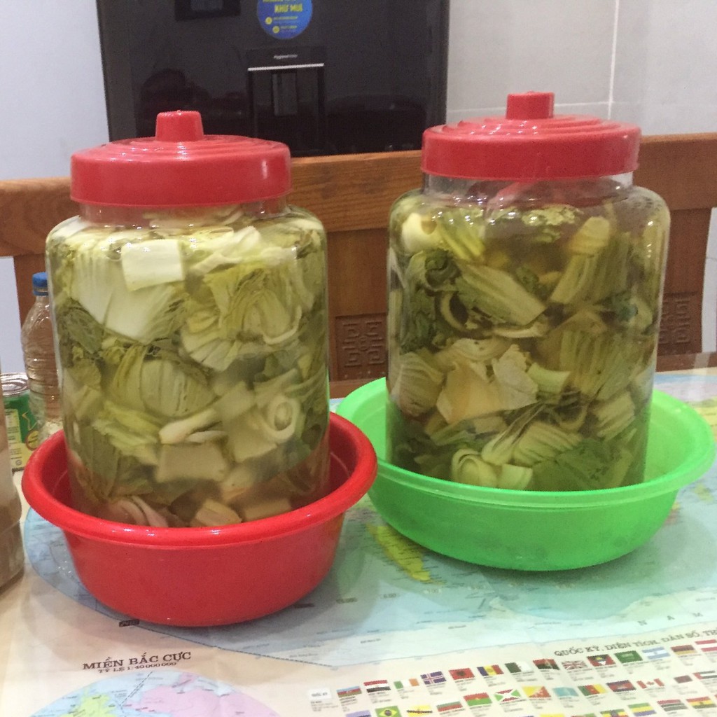 Dưa cải chua kiểu Bắc  đóng bịch