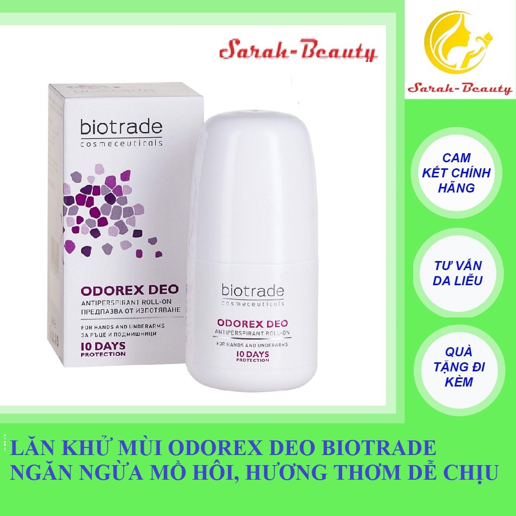 [CHÍNH HÃNG] Lăn khử mùi Odorex Deo Biotrade ngăn ngừa mồ hôi, hương thơm dễ chịu dạng xịt