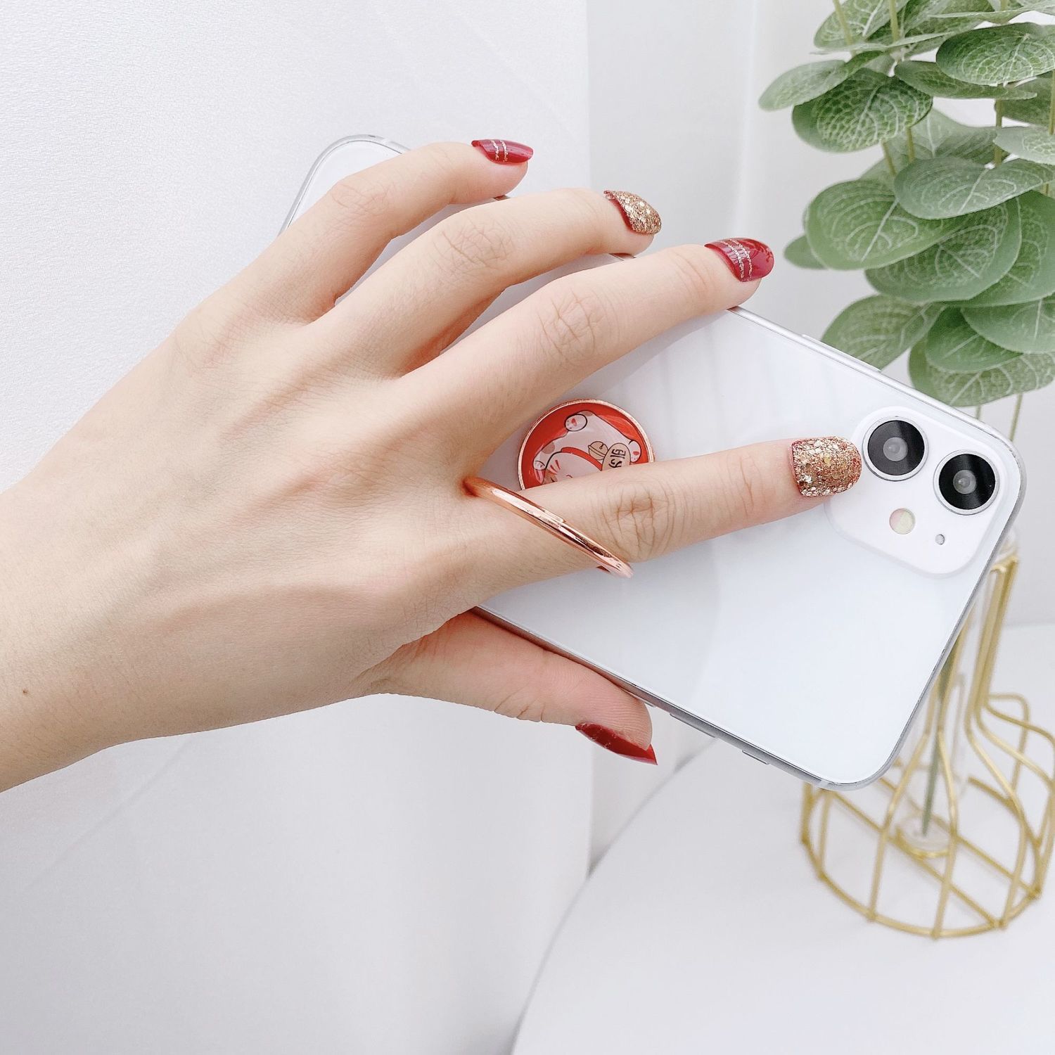 POP SOCKET Giá Đỡ Điện Thoại Dạng Nhẫn Xoay 360 Độ Tiện Dụng