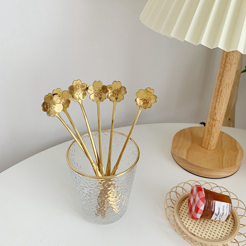 Muỗng Thìa Khuấy Đồ Uống Inox dễ thương - Gấu Xám