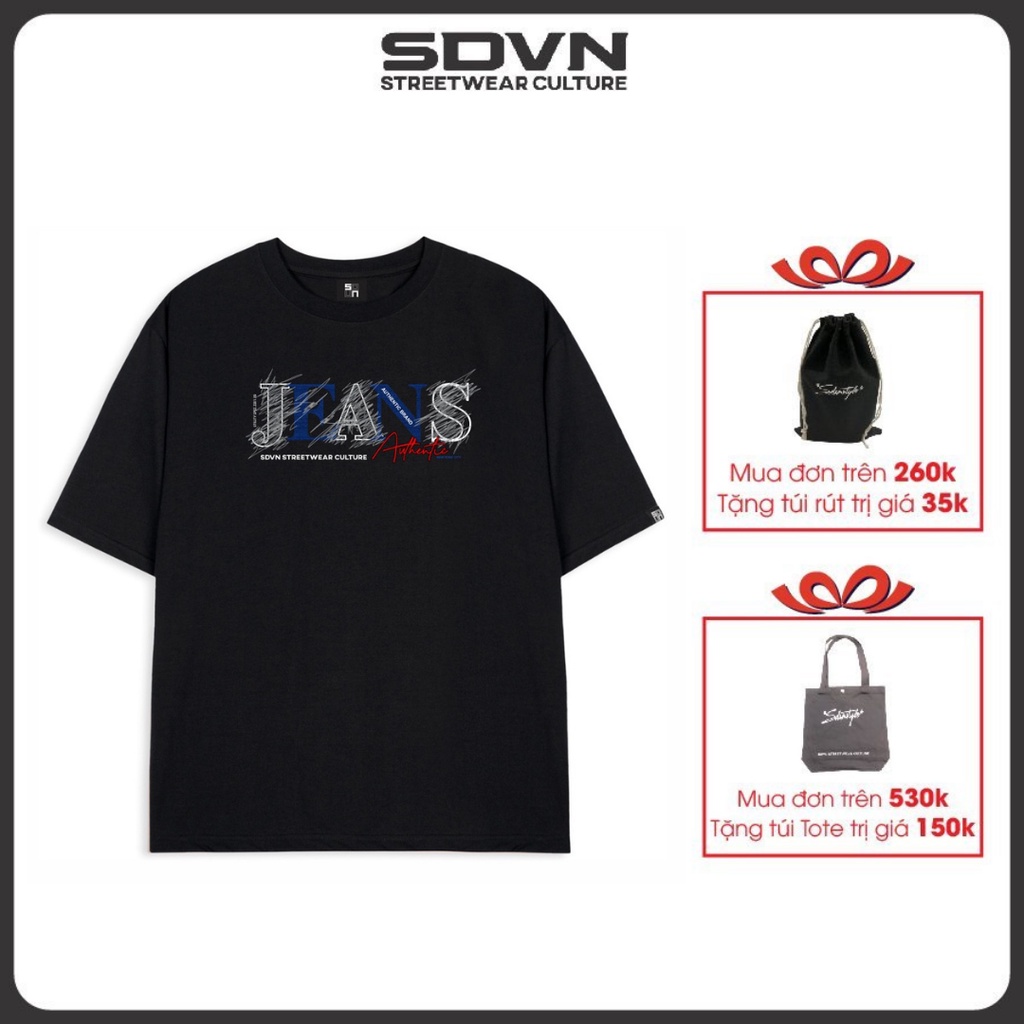 Áo thun unisex nam nữ form rộng SDVN JEANS !