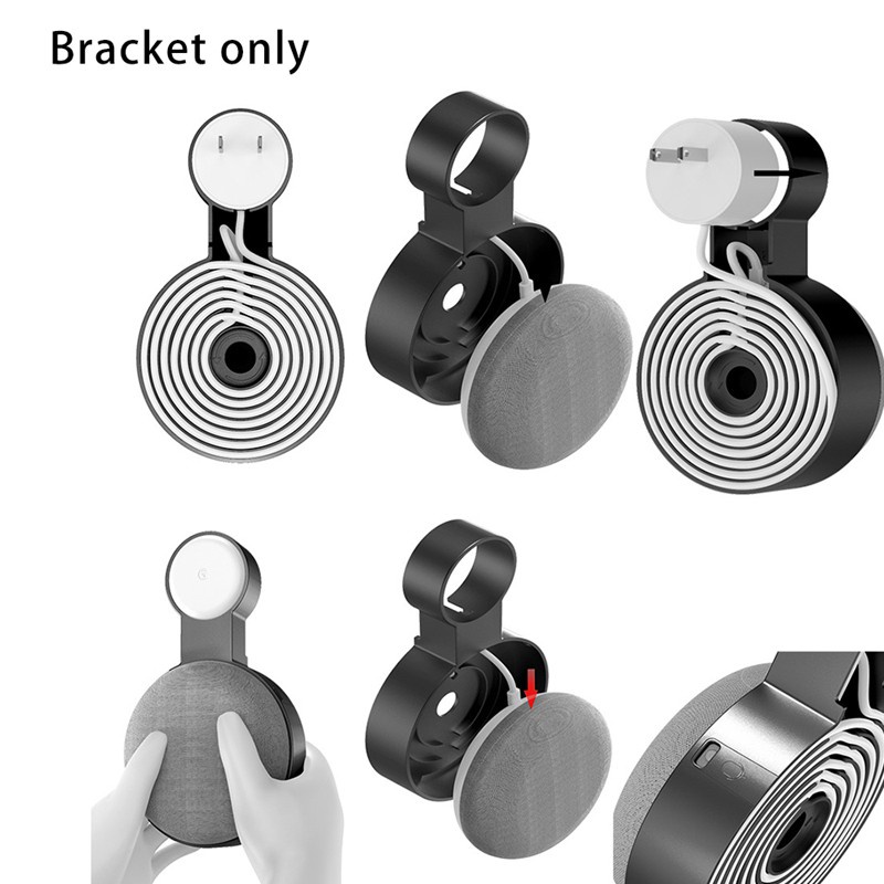 1 Giá Đỡ Gắn Tường Cho Google Nest Mini Đen