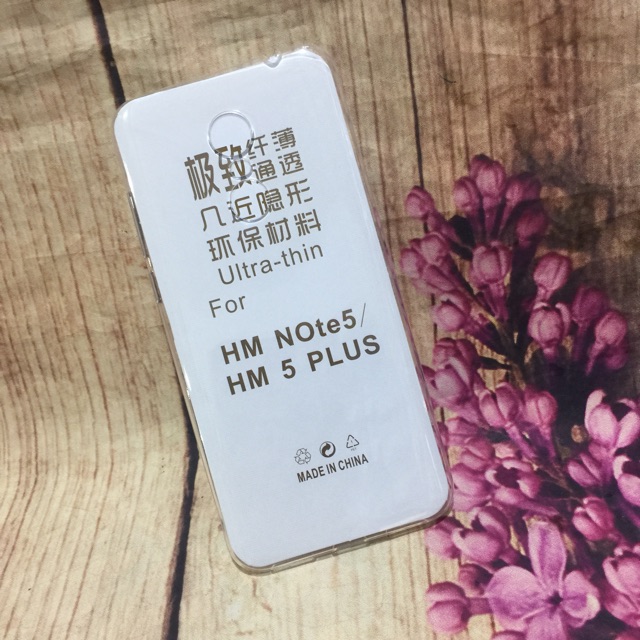Ốp xiaomi redmi 5 plus dẻo mỏng silicon trong suốt