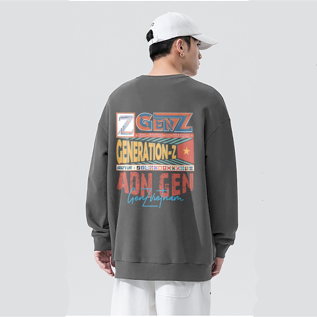 Áo sweater nỉ nam nữ , áo nỉ sweater BASIC dài tay chất nỉ bông dày phong cách Ulzzang thế hệ GENZ VIỆT NAM SWT15 | BigBuy360 - bigbuy360.vn