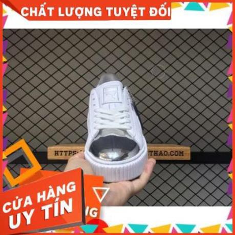 [ẢNH THẬT] (Sale Sốc+ Ảnh thật+Fullbox) Giày Thể Thao Nũ Puma Mũi Bạc Cao Cấp TOP CHAY Có Sẵn 2020 👟 :)) sịn RẺ ' hot :