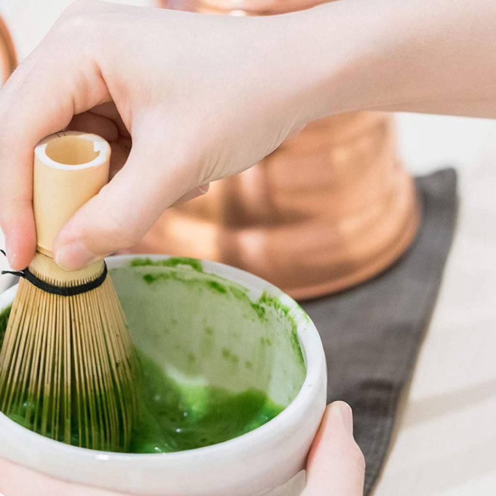 Set 4 Dụng Cụ Pha Trà Matcha Bằng Tre Chất Lượng Cao