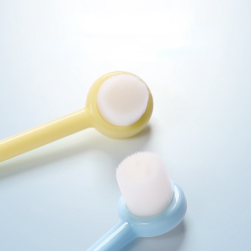 [Hàng mới về] Set 2 bàn chải đánh răng 10000+ đầu tròn mềm mại cho mẹ bầu/trẻ em