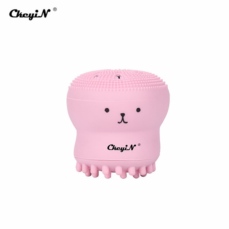 [Mã FMCGMALL - 8% đơn 250K] Dụng cụ rửa mặt CkeyiN thiết kế hình bạch tuộc hoạt hình đáng yêu tiện lợi | BigBuy360 - bigbuy360.vn