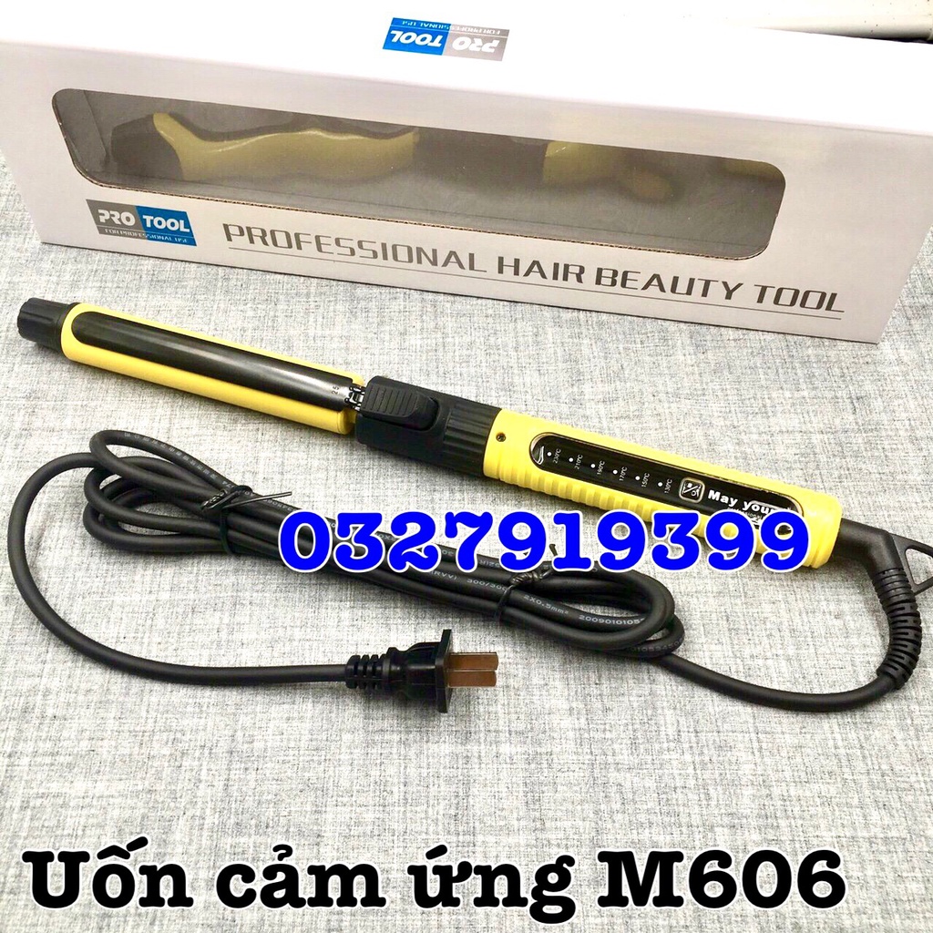 ✅Freeship-tặng kẹp✅ Máy uốn tóc cảm ứng M606 ( hàng chuyên nghiệp cao cấp )