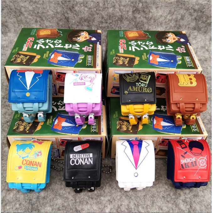 Mô hình BALO DETECTIVE CONAN Thám Tử Lừng Danh chibi anime xinh xắn cặp sách trang trí trưng bày