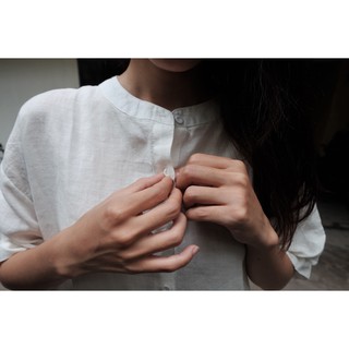 Sơ mi thô đũi( chỉ còn xanh tím than)