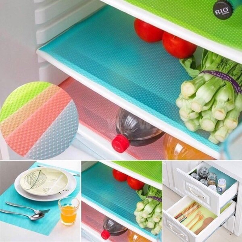 Sét 4miếng lót bàn ăn, hộc tủ, tủ lạnh