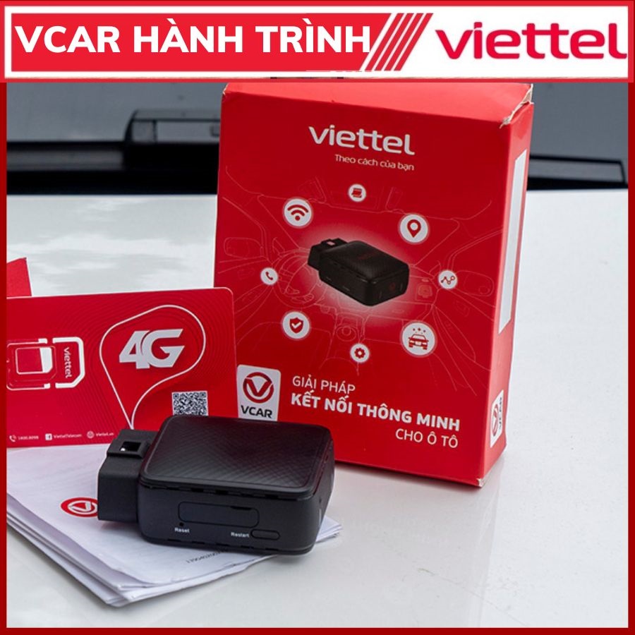 Định Vị Hành Trinh Trình ô tô Vcar Viettel là Thiết Bị Giám Sát Sức Khoẻ Xe, phát WiFi Mới nhất 2022