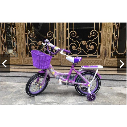 [Freeship] Xe đạp trẻ em nữ có yên sau (bánh 12, 14, 16,18, 20 inch)