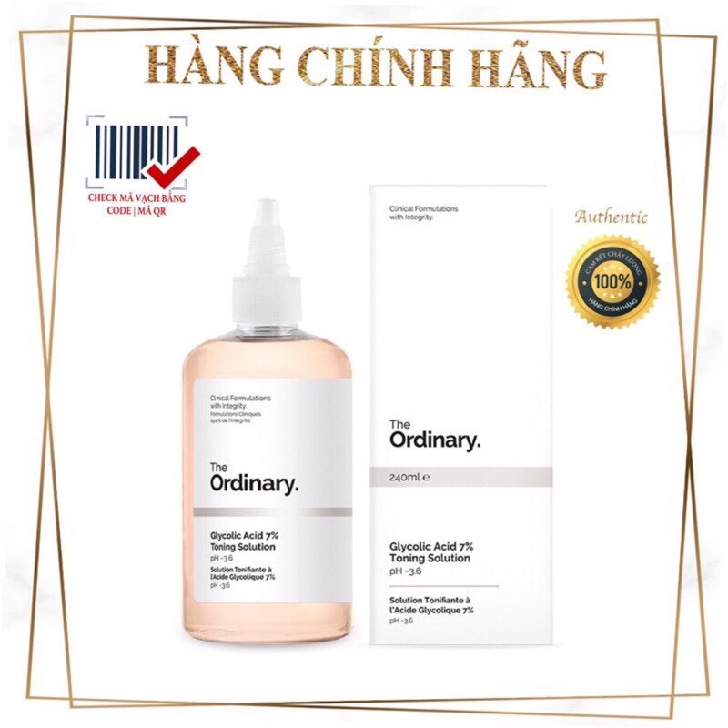 Toner The Ordinary glycolic acid 7% 240ml Toning Solution Tẩy Da Chết | BigBuy360 - bigbuy360.vn
