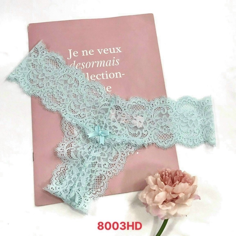 Quần lót ren chữ T gam màu pastel siêu yêu 8003