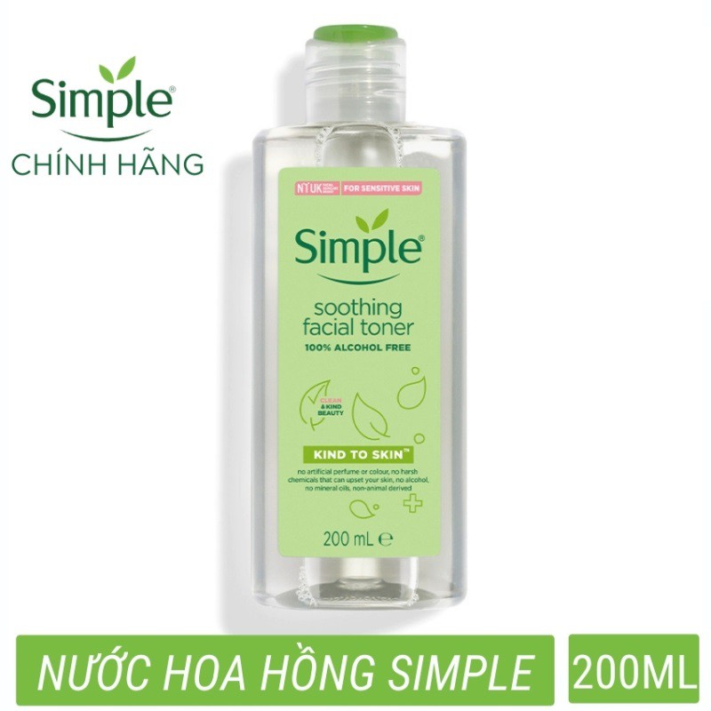 Nước hoa hồng Simple Smoothing Facial Toner