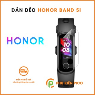 Dán màn hình Honor Band 5i dẻo trong suốt - Dán dẻo màn hình đồng hồ Band 5i PPF cao cấp full màn hình