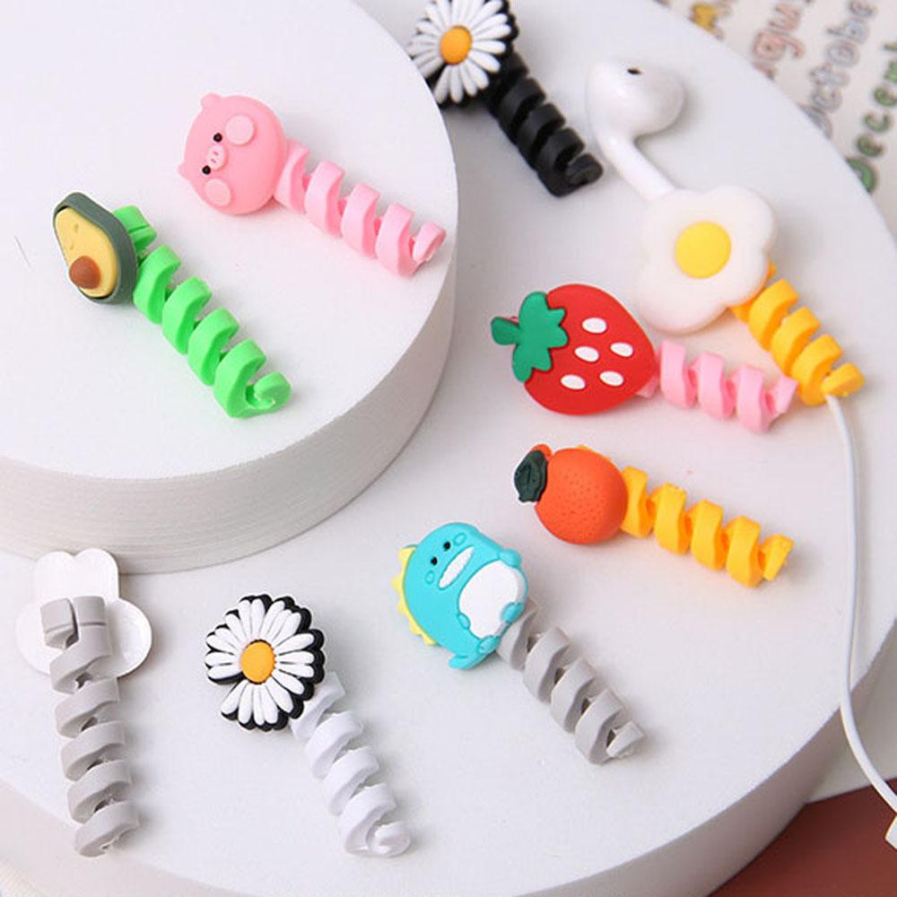 Dụng Cụ Quấn Bảo Vệ Dây Cáp Sạc Linh Hoạt Dành Cho Văn Phòng