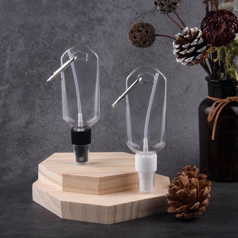 Chai rỗng nhỏ 30/50ml tùy chọn có móc khóa tiện dụng mang theo du lịch
