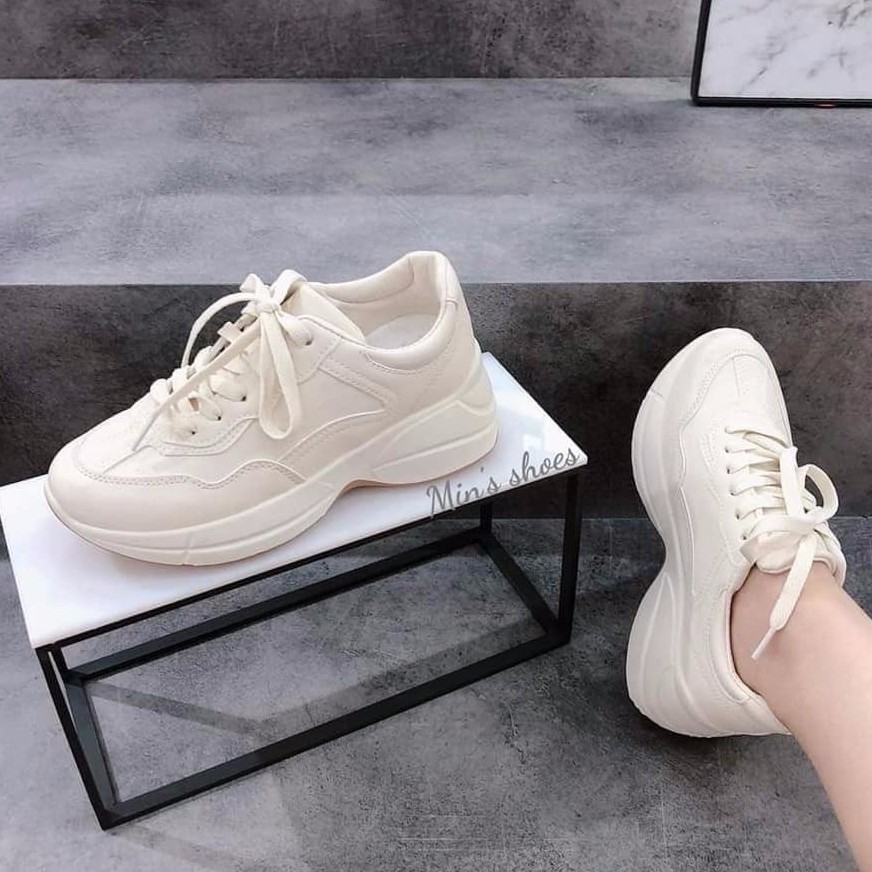 Giày nữ, giày thể thao đế cao 5 phân kiểu dáng nhỏ gọn xinh xắn G 117 | BigBuy360 - bigbuy360.vn