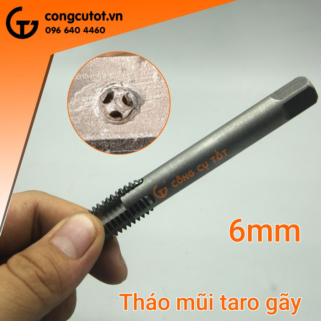 Tháo mũi taro gãy