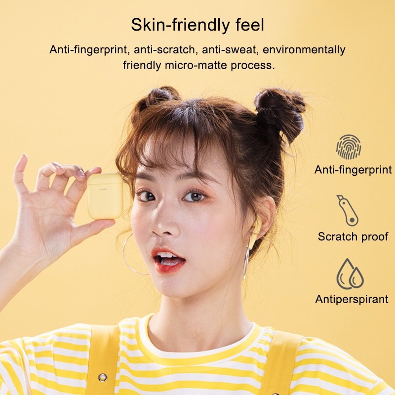 Tai nghe Macaron 12 TWS không dây Bluetooth 5.0 âm thanh siêu trầm có mic