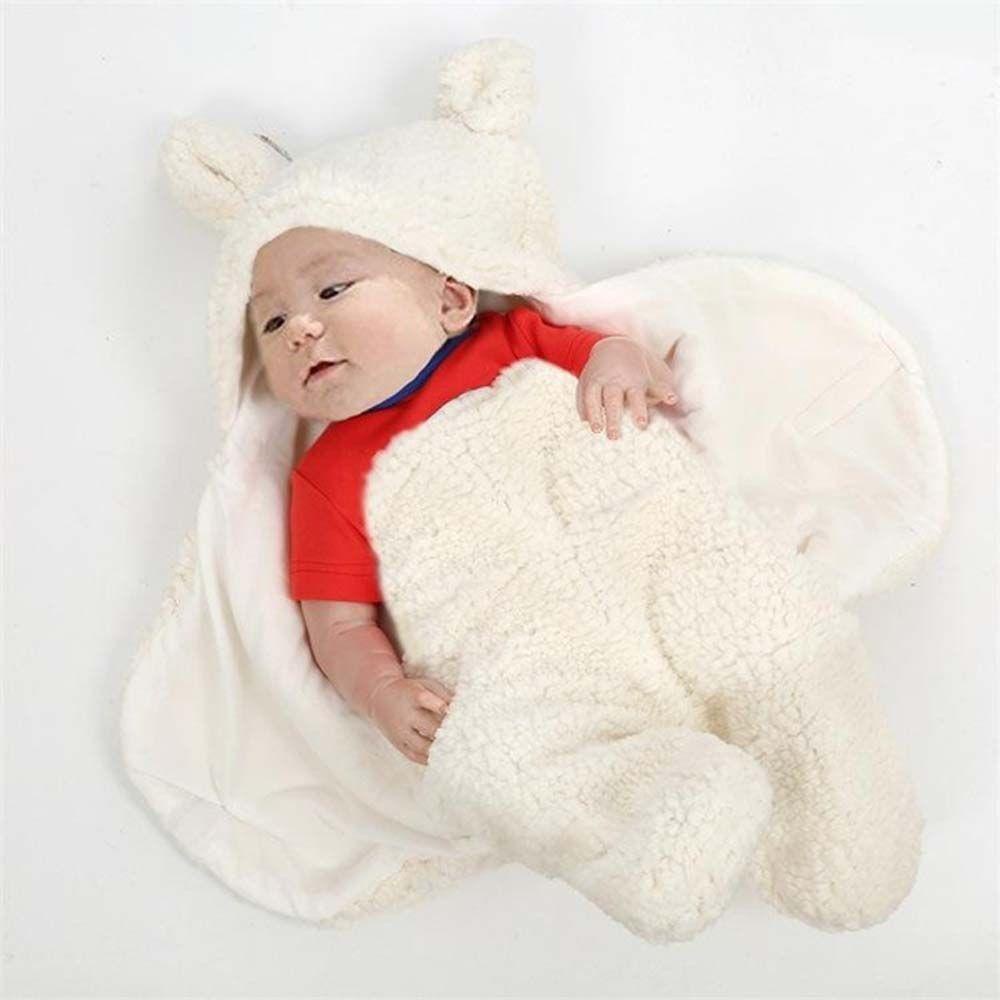 Túi Ngủ Cotton Flannel Dày Dặn Ấm Áp Dành Cho Bé Sơ Sinh