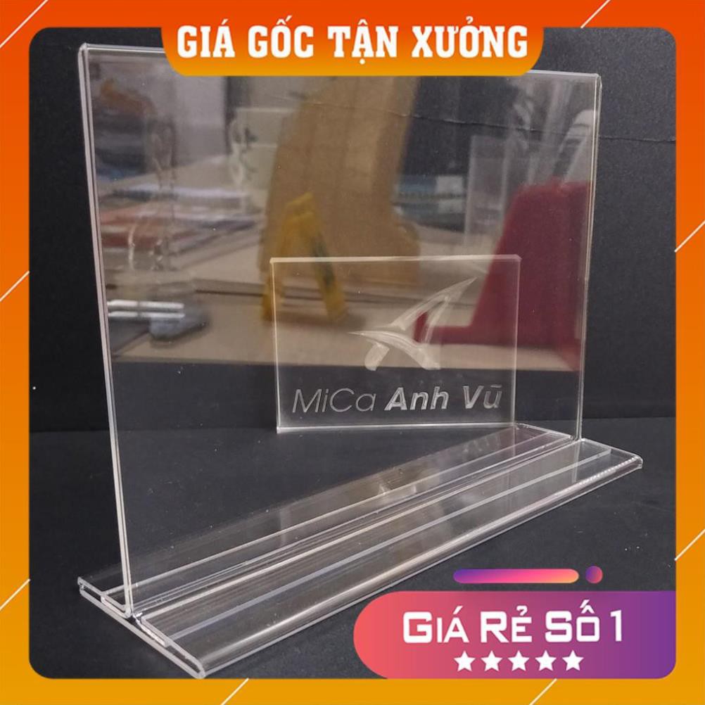 [Giá Gốc Tận Xưởng] Bộ 2 Kệ Menu mica A5 trong suốt đựng tờ rơi bảng thực đơn