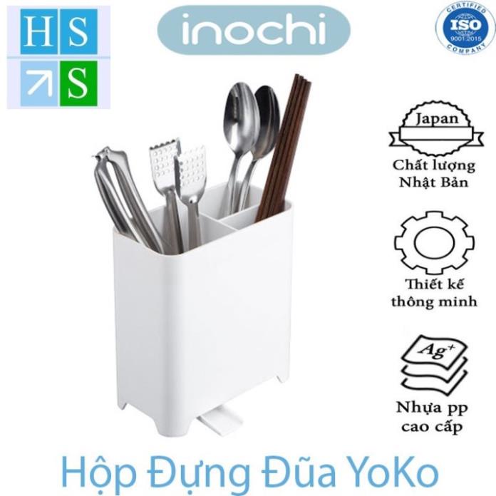 Hộp đựng đũa Yoko INOCHI (Loại đứng) với công nghệ kháng khuẩn Ag+ chống nấm mốc giúp đồ dùng ăn an toàn vệ sinh