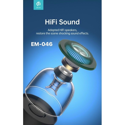 Loa Bluetooth DEVIA EM-046 pha lê thông minh tuyệt đẹp