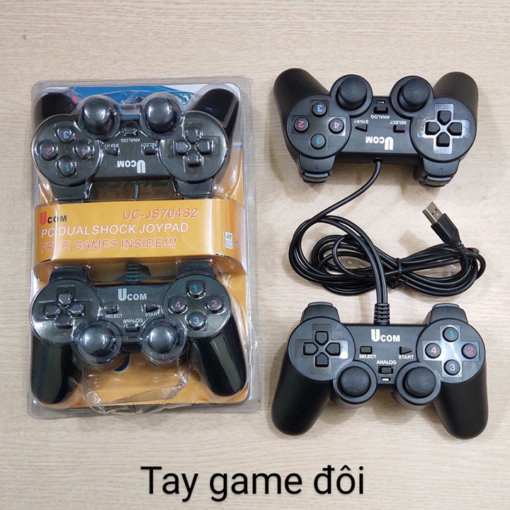 Bộ 2 tay cầm chơi game đôi cho PC